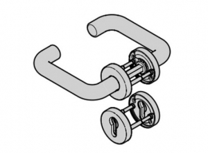 Ручка для двери нажимная Hormann (690475)